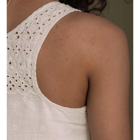 NWT Reistor The Beach Shack Shirt 100% Hemp Eyelet Summer Tank Top - Picture 3 of 16